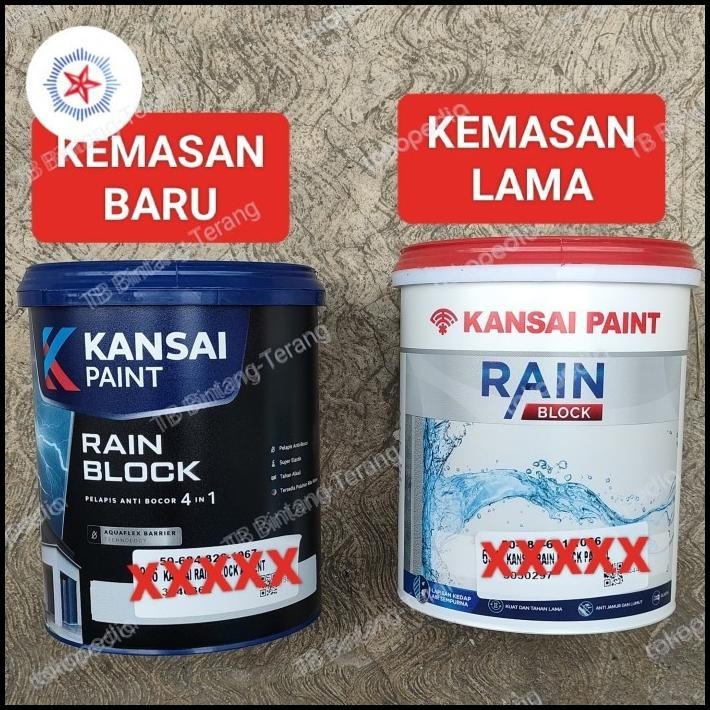 Rain Block 1 Kg Cat Pelapis Anti Bocor Waterproof Kansai Paint
