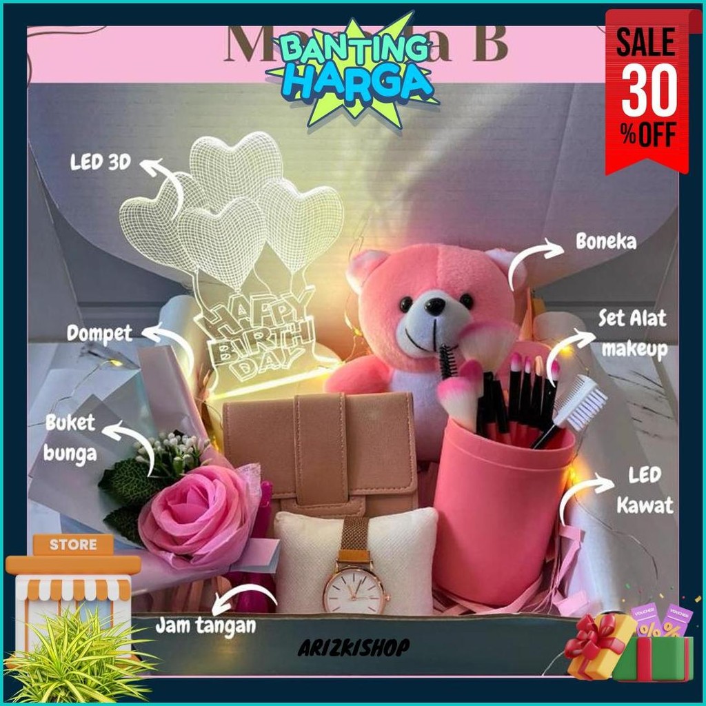 

Kado Hampers Box Kado Ulang Tahun Hadiah Ulang Tahun Wanita Kado Cewek Gift Box Wisuda Gratis Ongkir