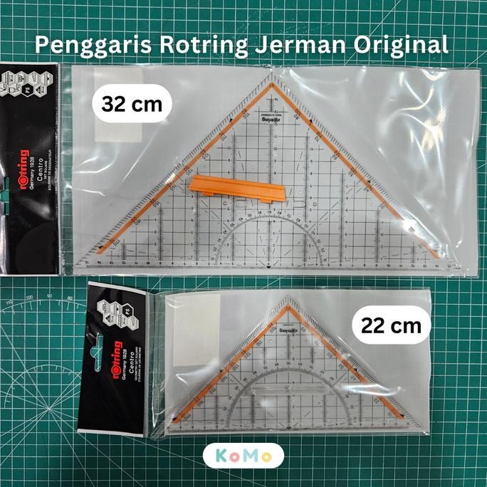 penggaris ROTRING 32cm penggaris segitiga ROTRING pegangan 22 cm 32cm