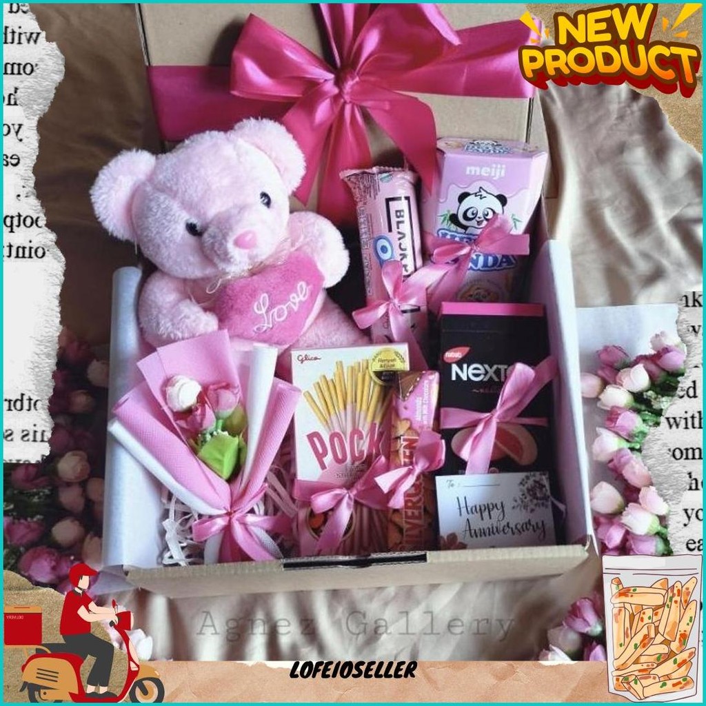 

Hampers Coklat Snack Box / Kado Valentine Ulang Tahun Wisuda Natal / Souvenir Ulang Tahun / Snack Gratis Ongkir