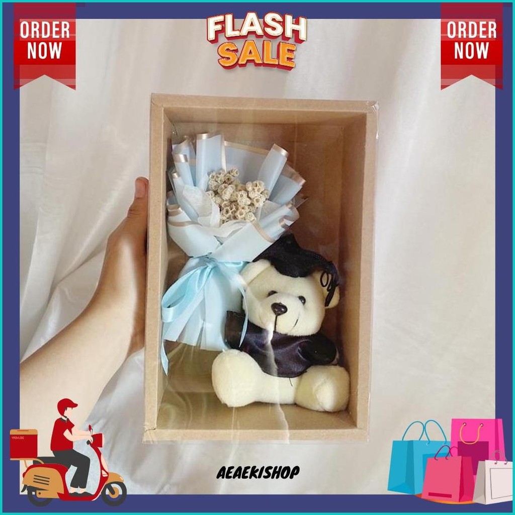 

Paperush.Id [Bx02] Box Buket Boneka Karakter Mini / Hadiah Wisuda Gratis Ongkir