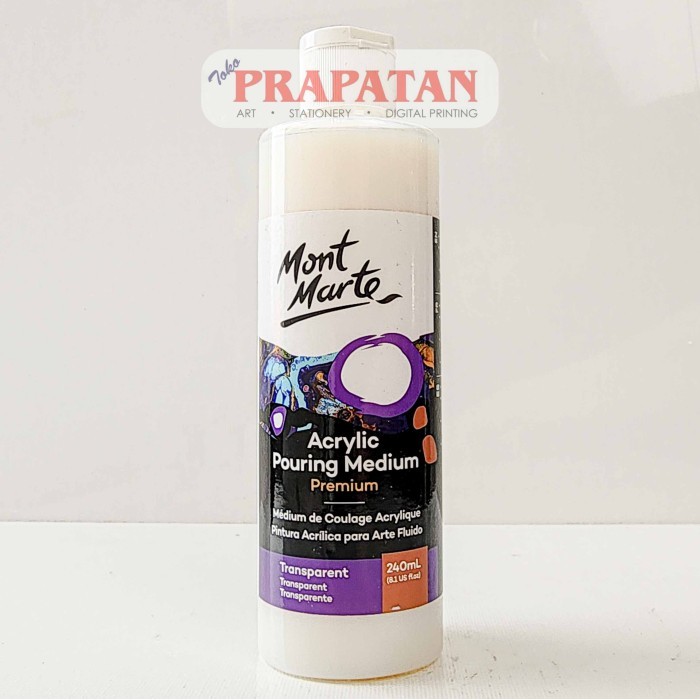 

Mont Marte Acrylic Pouring Medium 240ml | Medium Pouring Cat Akrilik
