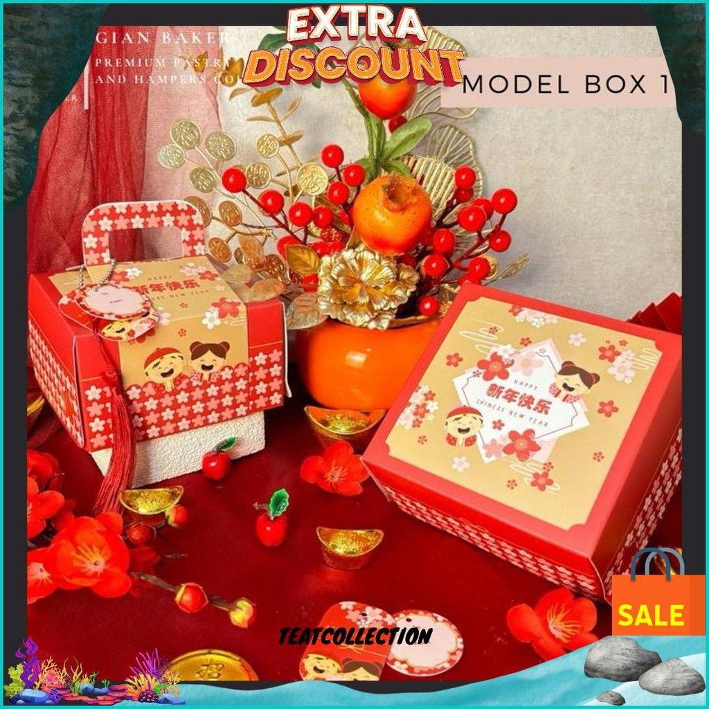 

Hampers Lebaran/Imlek/Natal Toples 350Gr / Hampers Imlek / Chinese New Year Hampers / Gong Xi Package Bisa Cod