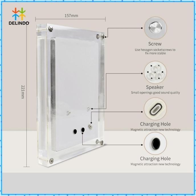 

Kado Motion Video Frame Bingkai Foto Hadiah Valentine Gift Couple Unik TP