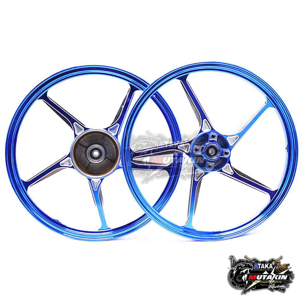 MUTAKIN CNC velg ring 17 AK55 racing velk HONDA GL MP CB Karisma Supra x 125 sonic 125 Blade Revo