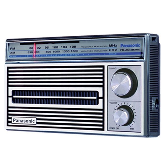 Radio Kecil Panasonic Original Portable Am Fm Portabel Baterai Asli