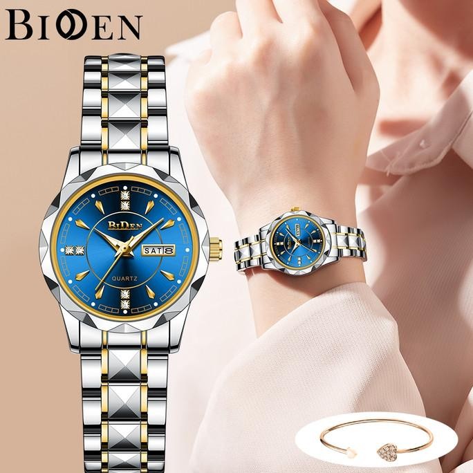 Biden Jam Tangan Wanita Anti Air Original Terbaru Asli Besi Tahan Jam