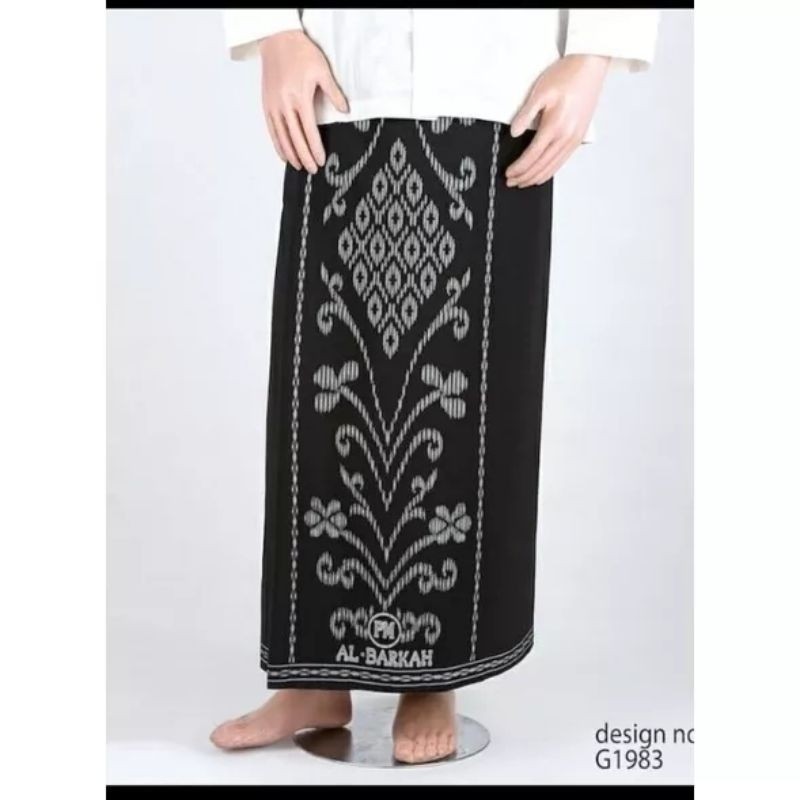 Murah Sarung Pm Pulau Mas Al-Barkah Sarung Samarinda Jumbo Hitam Sarung Santri