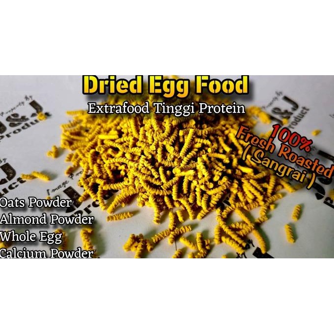 Egg Food Extrafood Makanan Burung Lovebird Canary Finch Conure