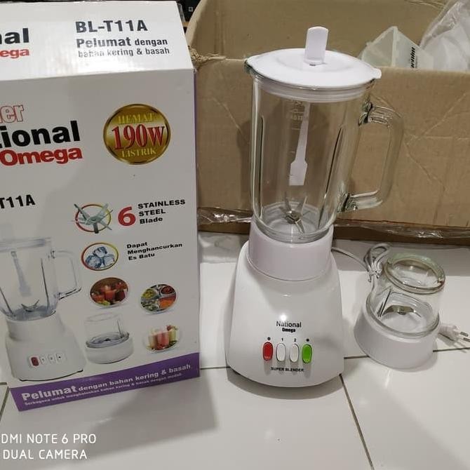 Blender National Omega 2In1 Baru, Kuat Awet & Tahan Lama