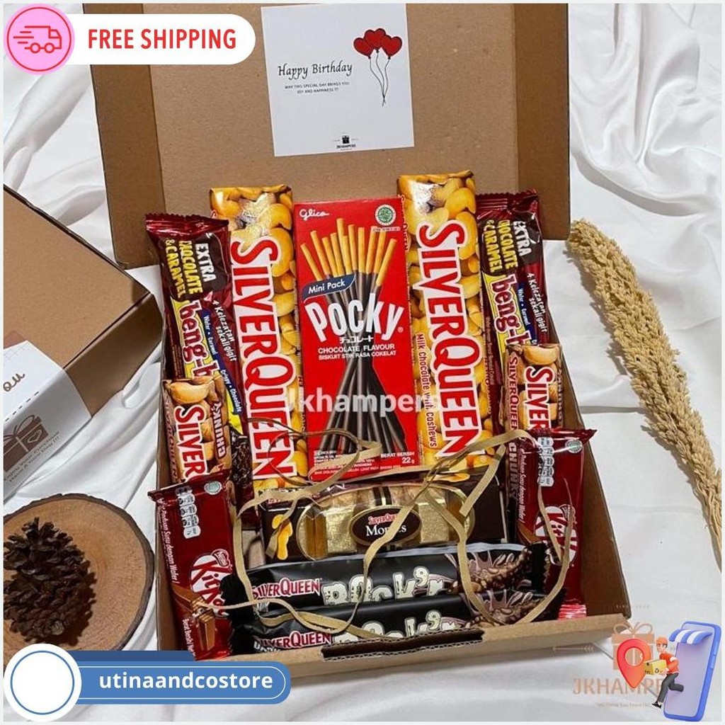 

Hampers Kado Ready Stock Hampers Coklat Hadiah Ulang Tahun Hampers Silverqueen Kitkat Pocky Hampers Lebaran Hampers Ulang Tahun Hampers Snack Lebaran Kado Hadiah Hadiah Jajan Lebaran Ulang Tahun Valentine Imlek Hadiah Gratis Ongkir