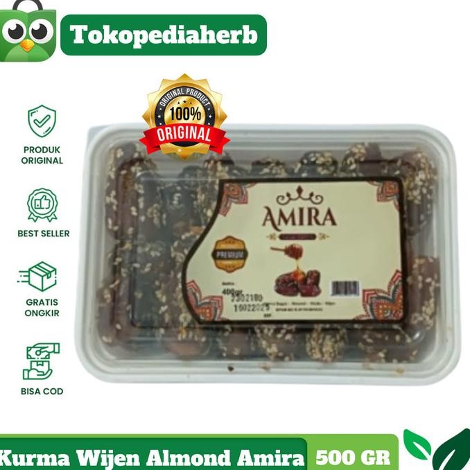 

THEO ARA - KURMA SAGAI ASLI LAPIS MADU WIJEN ALMOND PREUM 400GR