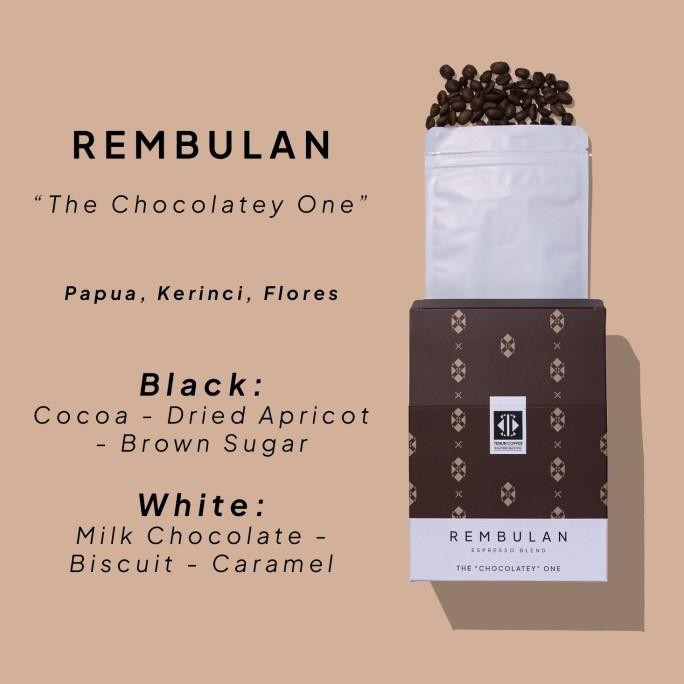 

Rembulan Blend, Espresso Coffee Beans/Biji Kopi Bubuk - 200G
