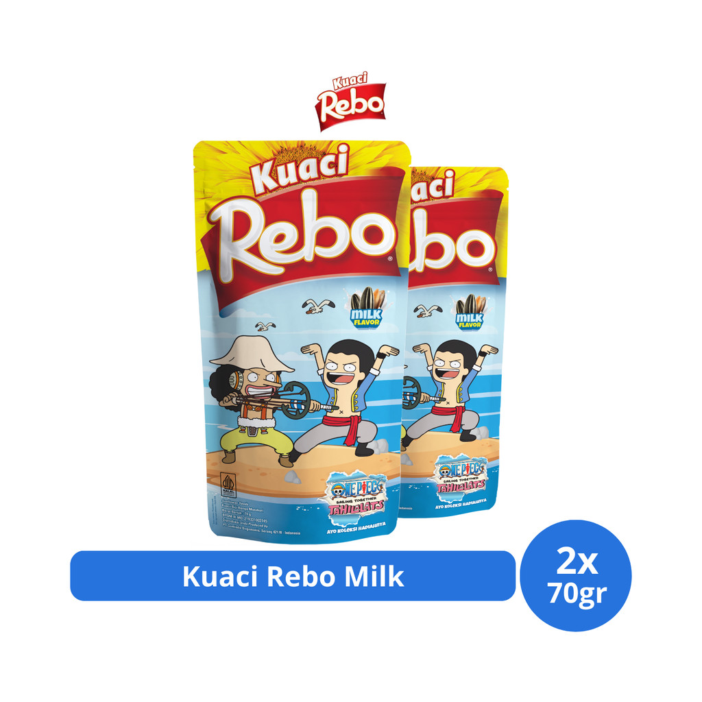 

Kuaci Rebo Milk 70gr x 2 pcs