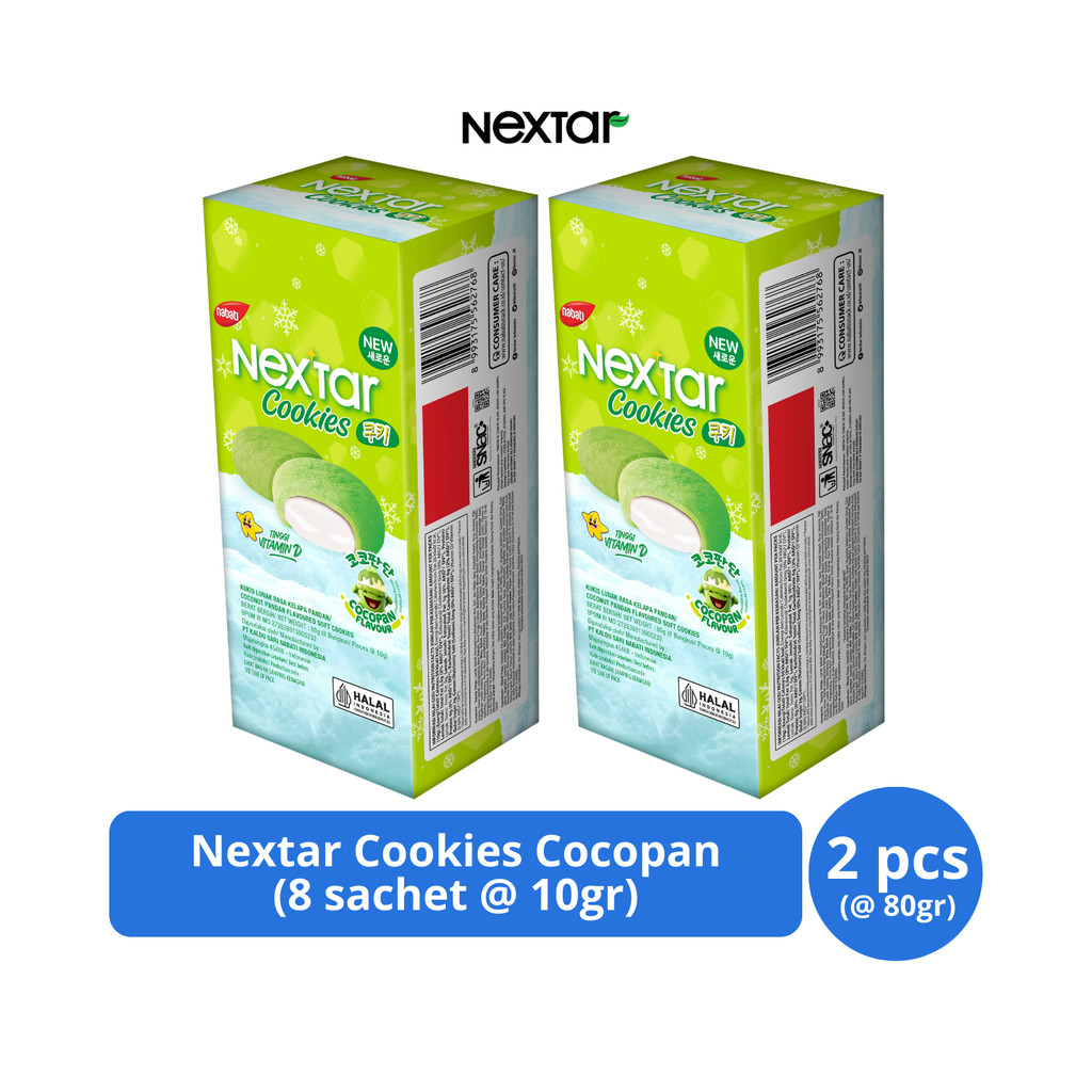 

Nextar Cookies Cocopan 80gr (8s @ 10gr) x 2 pcs
