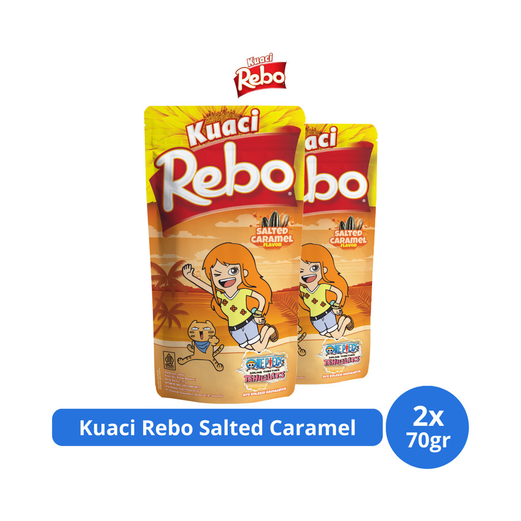 

Kuaci Rebo Salted Caramel 70gr x 2 pcs