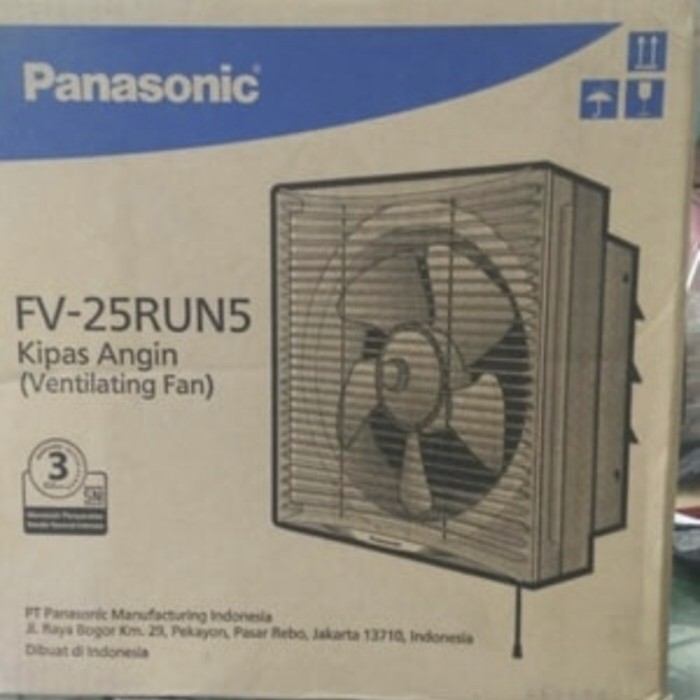 Hexos / Exhaust Dinding Ventilating Fan Panasonic FV-25RUN5/ Kipas