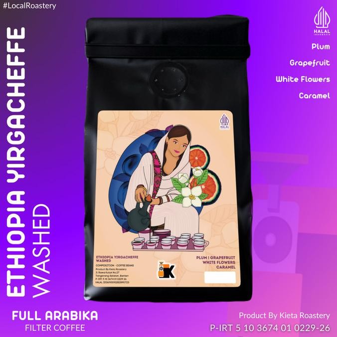 

Biji Kopi Arabika Ethiopia Yirgacheffe Specialty Limited Realese