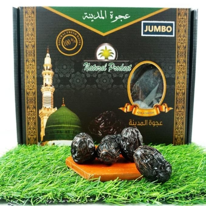 

Kurma Ajwa Madinah 1 Kg Jumbo Xl Super Besar Nabi Rosul Premium