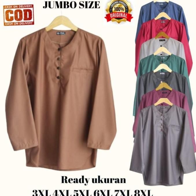 BAJU KOKO DEWASA TOYOBO JUMBO M - 8XL LENGAN PANJANG KURTA PAKISTAN