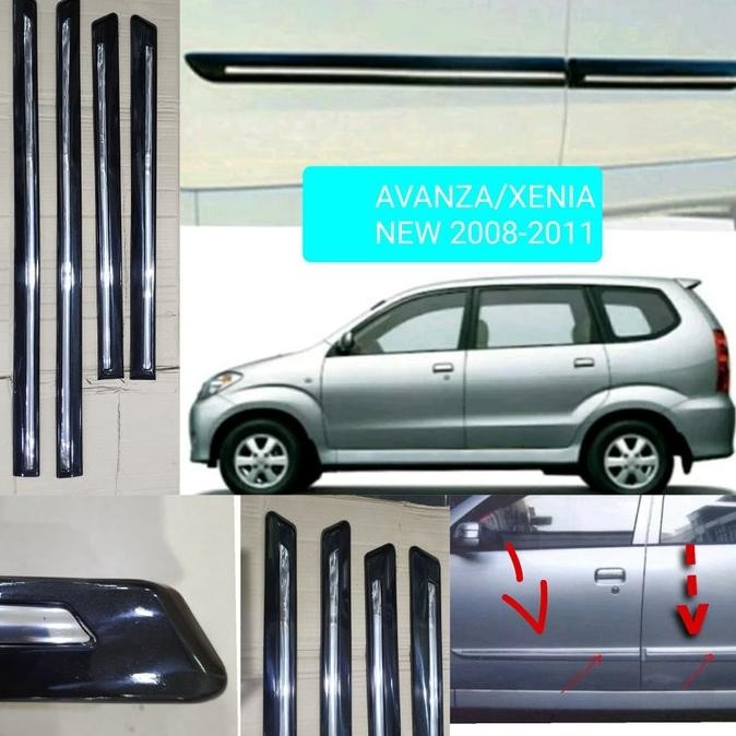 * List Lis Body Bodi Samping Mobil Avanza / Xenia 2004 Sampai 2011