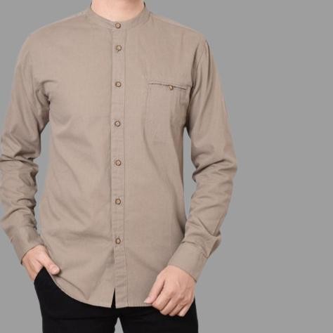 BAJU KOKO KURTA PAKISTAN JUMBO PRIA DEWASA LENGAN PANJANG POLOS