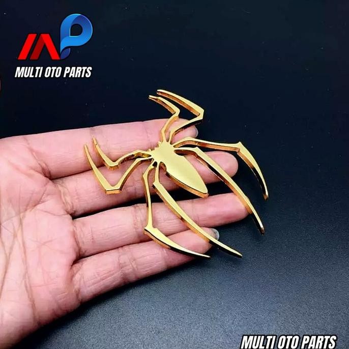 

Goodseller| Sticker Emblem Metal 3D Spider Logo Superhero Marvel Spiderman stiker