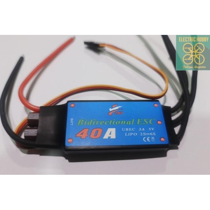 NEW PRODUK ZMR BRUSHLESS ESC BIDIRECTIONAL  40A 