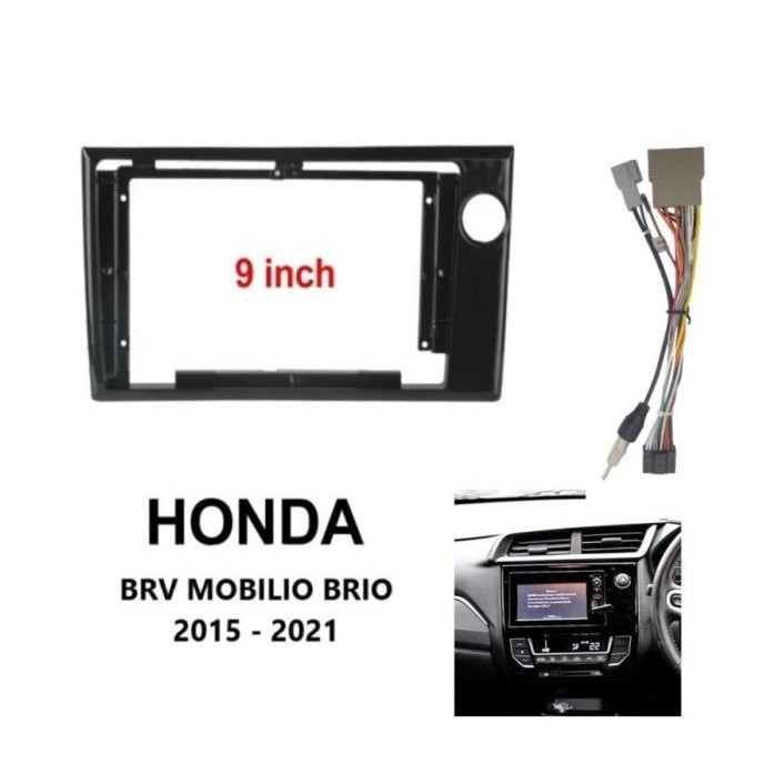 Promo FRAME HEAD UNIT ANDROID 9 INCH / 10 INCJ HONDA MOBILIO BRIO BRV2016 -2019 COD