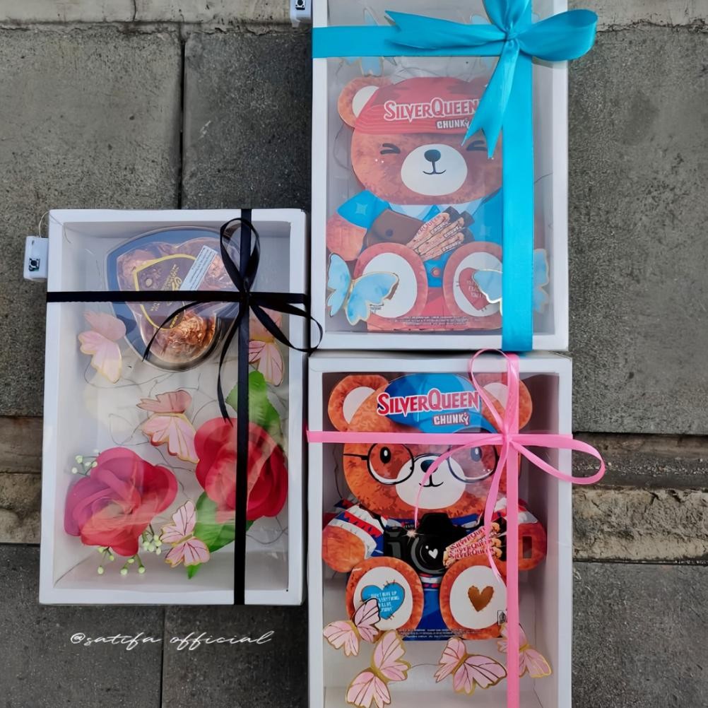 

see-97 (READY STOCK) Gift Box Coklat Bear Edisi Valentine| Gift Box Coklat Love Edisi Valentine Terlaris