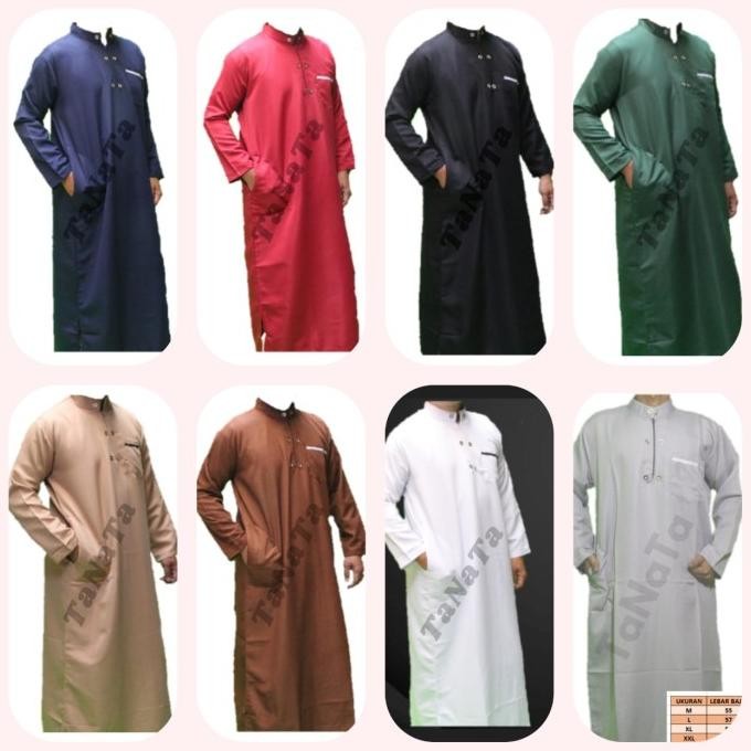 JUBAH GAMIS PRIA, JUBAH MUSLIM JUBAH KURTA , GAMIS MODERN ARABIC STYLE