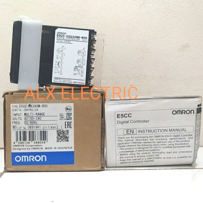 PROMO E5CC QX2ASM 800 OMRON TEMPERATUR DIGITAL CONTROLLER E5CC-QX2ASM-800 MURAH