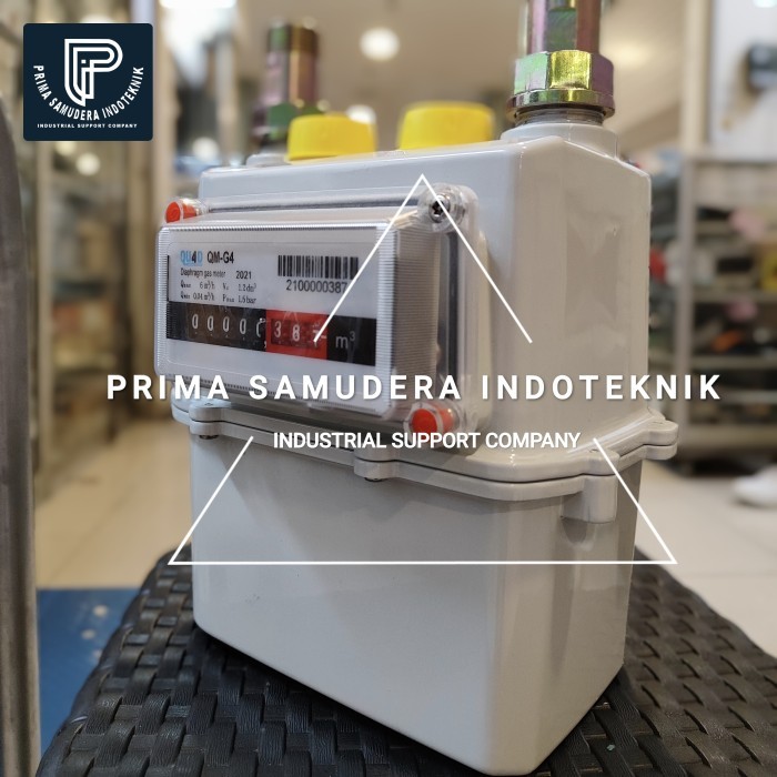 PROMO DIAPHRAGM GAS METER QU4D QM-G4 TYPE G4 6M/H + INCLUDE TERA MURAH