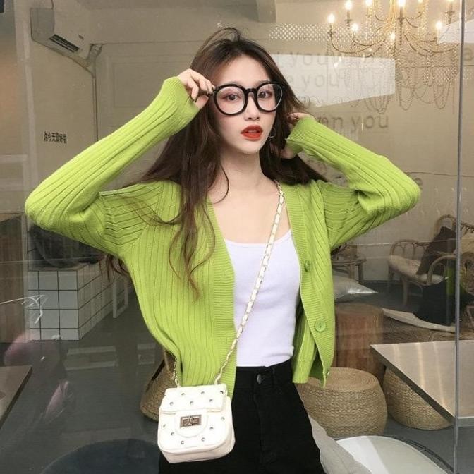 CARDIGAN LONG SLEEVE OUTER WANITA / KARDIGAN WANITA KOREA STYLE