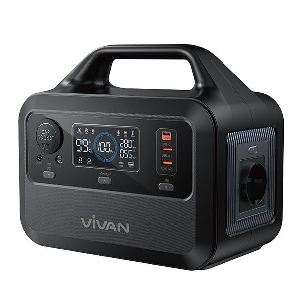 Vivan Vps-P300 Power Station 600W / 220V 96000Mah 300Wh Powerbank Portable Charger Station Power