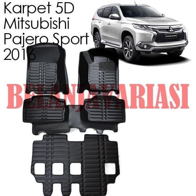 Karpet 5D Mitsubishi Pajero Sport 2016-