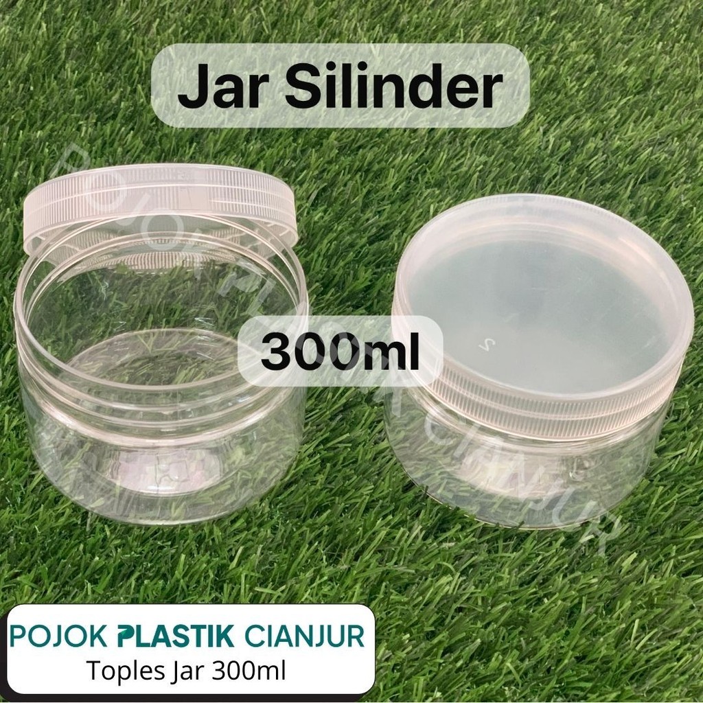Toples Jar Plastik Bening 300ML
