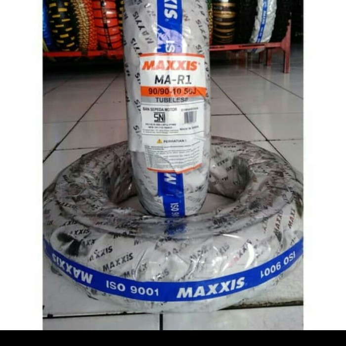 BAN LUAR MAXXIS MA-R1 UKURAN 90/90-10 TUBELESS