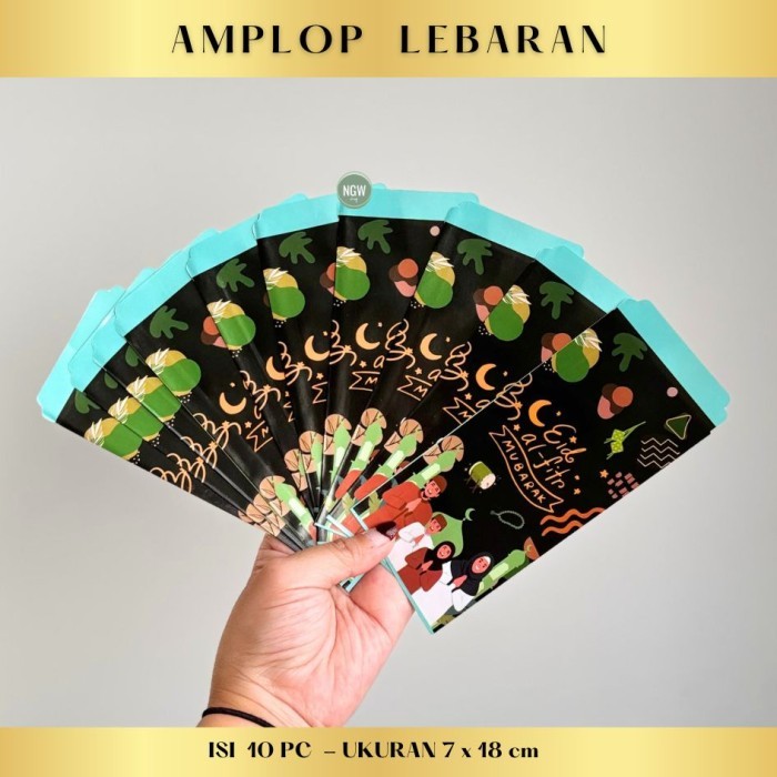 

HARGA TERBARU AMPLOP ANGPAO UANG LEBARAN IDUL FITRI RAMADHAN 16 X 7 CM ISI 10 PC ASD2