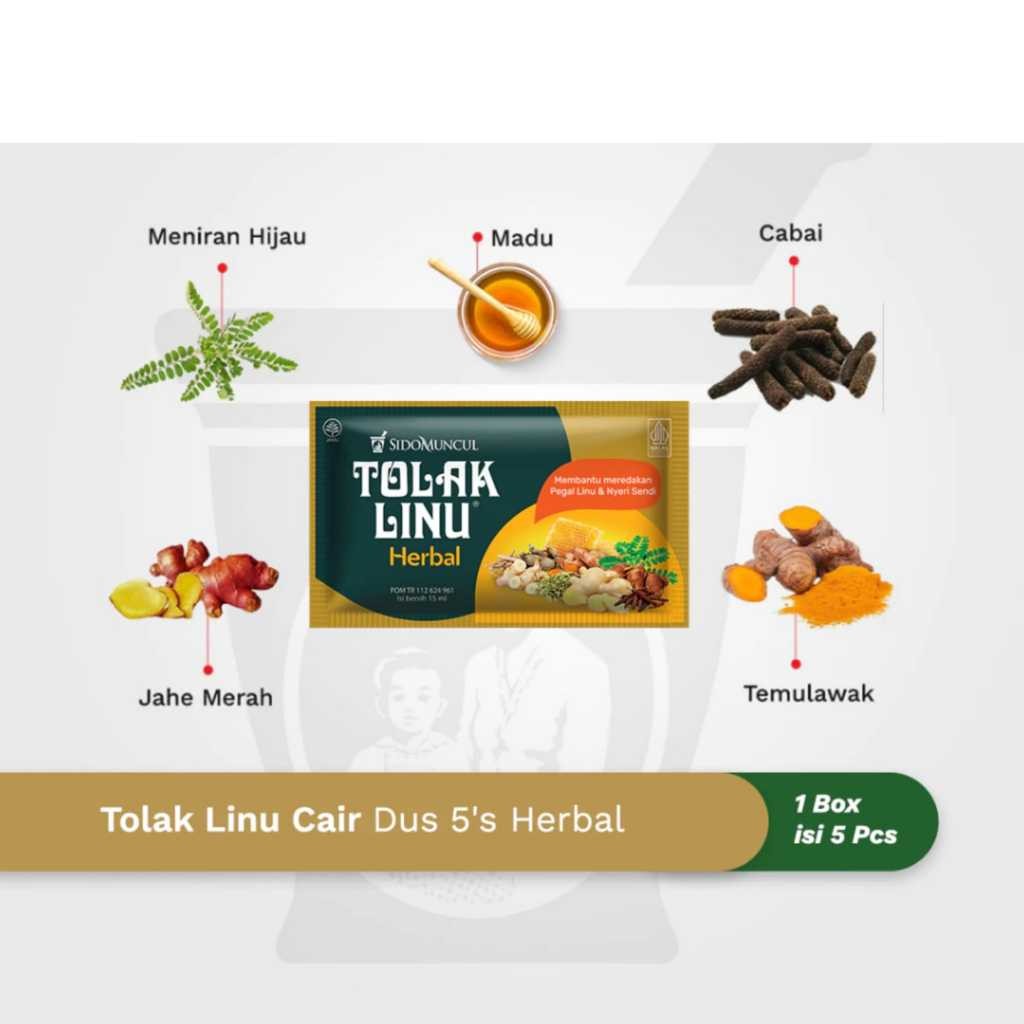 

Miliki Segera Tolak Linu Herbal Sidomuncul / 1 Box Isi 5 Pcs Wql73