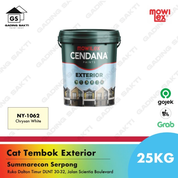 Mowilex Cendana Exterior Chrysan White 105 (Ny-1062) Pail 25Kg