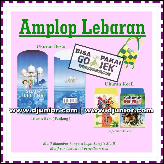 

HARGA TERBARU NB - AMPLOP LEBARAN / ANGPAU THR / ANGPAO IDUL FITRI UKURAN BESAR SNM71