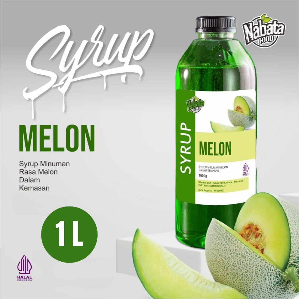 

Irup Melon 1 Liter Nabata Food Noni Fruit Yrup Nabata Food 1000Ml