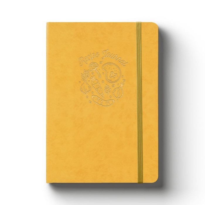 

Ready A5 Recipe Journal Yellow