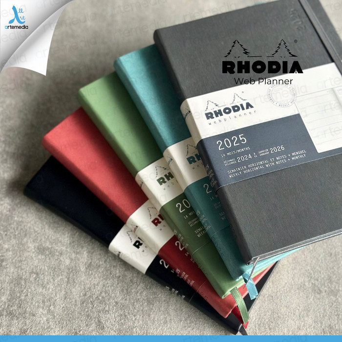 

Ready Buku Agenda Rhodia Rhodiatime Webplanner Hard Cover