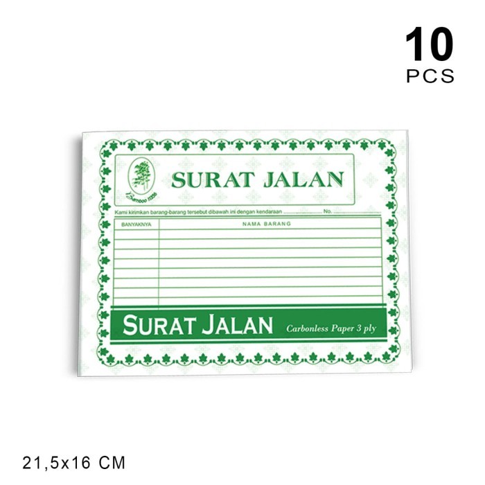 

Ready Bamboo Surat Jalan 3 Ply / Rangkap 3 [10 Pcs]