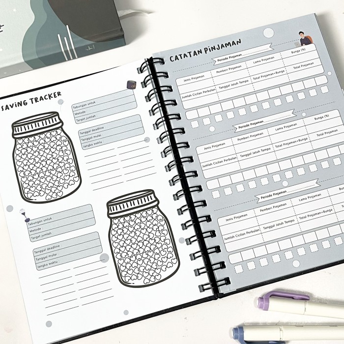 

Ready Financial Planner Custom Cover / Financial Journal / Notebook Budget