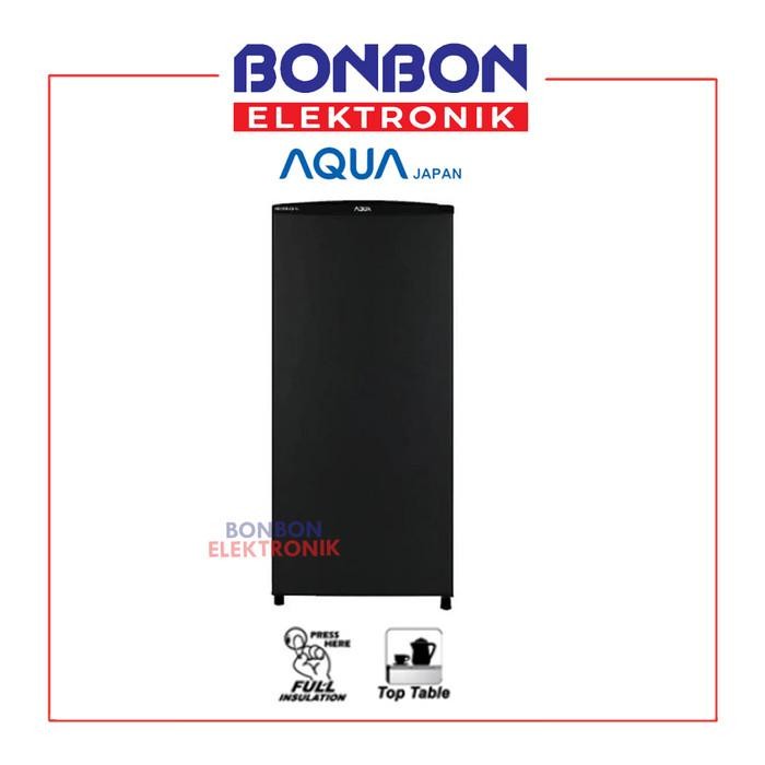 AQUA FREEZER AQF-S4(DS) 4 RAK ASI / ES BATU AQFS4DS KULKAS 1 PINTU