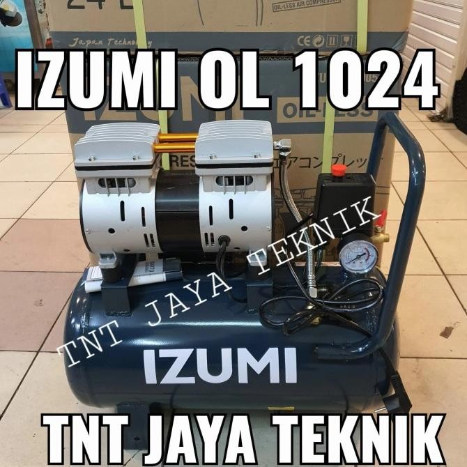 IZUMI 24 LITER OL 10-24 KOMPRESOR OILLESS IZUMI 1HP 24LITER OL 1024