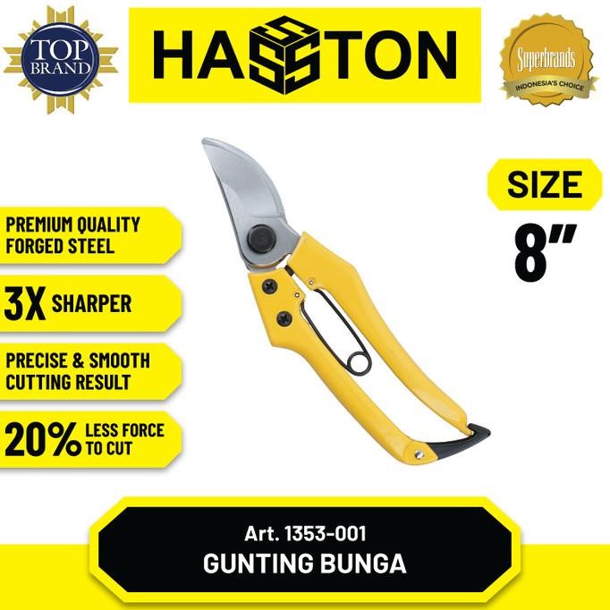 

Hasston Gunting Bunga 8" / Gunting Tanaman (1353-001)